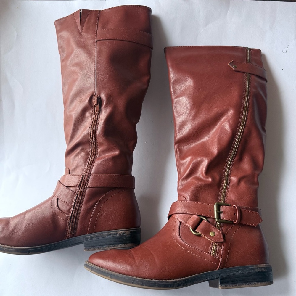 Rampage RAM-IONA Boots - Size 8M Brown - Knee High Boots - Picture 9 of 15